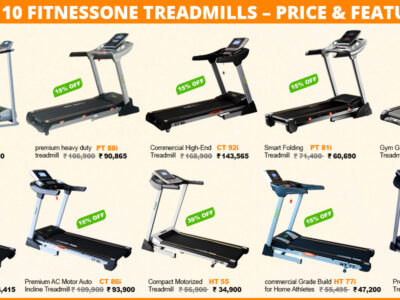 Top 10 Treadmills with Prices and Features 2025. Treadmill Rates