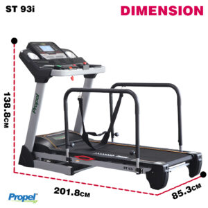 Propel FitnessOne ST 93i Senior-Friendly Treadmill - Image 8