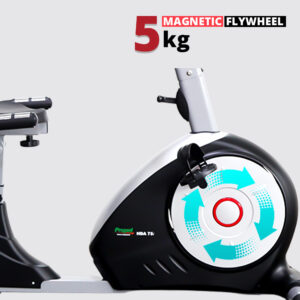 HDA 75i Recumbent Exercise Bike/Cycle for Seniors & Adults| Arm and Leg Exerciser | 8 Levels Magnetic Resistance | Flywheel | LCD Display | Pulse Sensors | Adjustable Seat | Step Through Design | Pedals | Transportation Wheels - Image 3