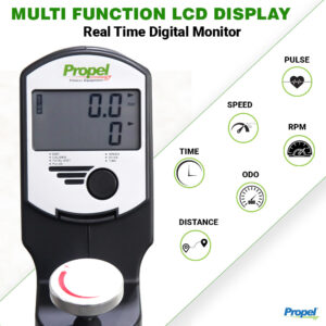 HDA 75i Recumbent Exercise Bike/Cycle for Seniors & Adults| Arm and Leg Exerciser | 8 Levels Magnetic Resistance | Flywheel | LCD Display | Pulse Sensors | Adjustable Seat | Step Through Design | Pedals | Transportation Wheels - Image 4